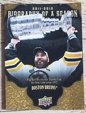 2011-12 11-12 UD Biography of a Season Boston Bruins Champions Zdeno Chara BOS3