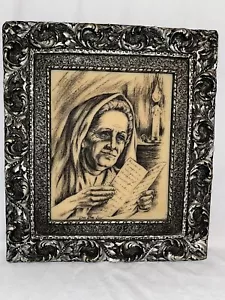 DE COLECCIÓN GENUINO ARTINI GRABADO PINTADO A MANO Arte Enmarcado 5445 Dov Bar-Lev 15" x 13" - Imagen 1 de 10