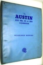 BMC - Austin Cambridge A55 MkII & A60 Workshop Manual - Part No.AKD1025E - Used