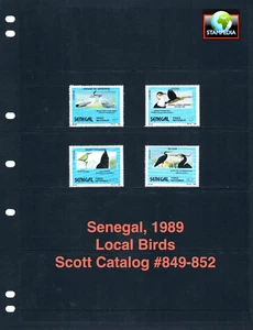 1/3 de descuento $9,35 Scott Value - 1989 SENEGAL Birds África Occidental CV MNH NH UM - Imagen 1 de 4