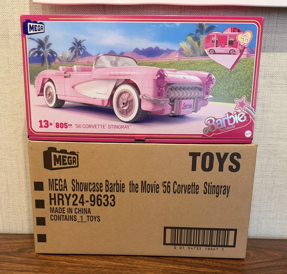 Juego de construcción MEGA Barbie The Movie '56 Corvette Stingray Foto 1 de 4