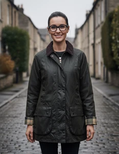 Barbour Damen Beadnell® Wachsjacke Sage LWX0667 SG91 - Bild 1 von 18