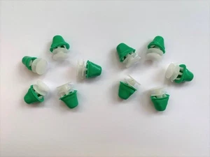 FIT RENAULT EXTERIOR WHEEL ARCH GROMMETS MOULDING RUBBER TRIM CLIPS 10X - Picture 1 of 7