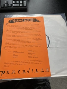 Deviated Instinct - Guttural Breath LP Vinyl Album PROMO RARE!!! - Picture 1 of 6