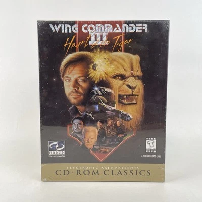 Wing Commander 3 Heart of The Tiger (PC CD-ROM, 1994) Big Box BRAND NEW SEALED - Image 1 of 4