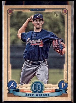 2019 Topps Gypsy Queen Kyle Wright Atlanta Braves RC #202 - Image 1 of 2