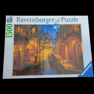 Ravensburger Puzzle 1500 Piece Venice Italy Night Canal Gondola New Sealed - Picture 1 of 5