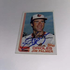 Jim Palmer HOF Orioles Signed 1982 Topps Card - Picture 1 of 1