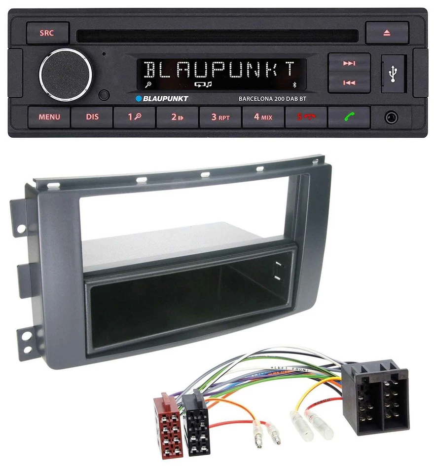 Blaupunkt USB DAB CD Bluetooth MP3 Autoradio für Smart ForFour 454 ForTwo 451 IS - Bild 1 von 4