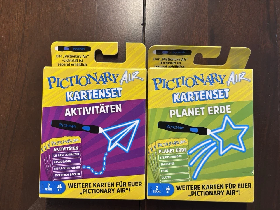 Mattel Pictionary Air Erweiterungskartenset Aktivitäten Planet Erde Wählbar - Bild 1 von 1