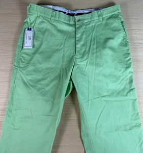 Chinos Southern Tide Skipjack verde menta caqui algodón Pima para hombre 33x32 nuevos con etiquetas $125 - Imagen 1 de 7