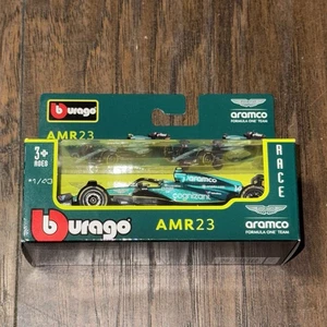 Fernando Alonso #14 2025 Bburago 1:43 F1 Aston Martin Racing AMR23 Model Car - Picture 1 of 12