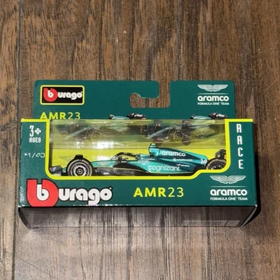 Coche modelo Fernando Alonso #14 2025 Bburago 1:43 F1 Aston Martin Racing AMR23 Foto 1 de 4