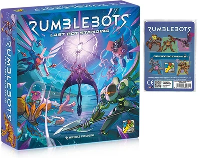 Rumblebots w/ Reinforcements Expansion Set Board Game Davinci Games Family Card - Image 1 of 4