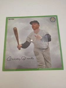 1964 Auravision Mickey Mantle - 33 1/3 RPM Sports Record - HOF - Yankees - VGEX - Bild 1 von 2