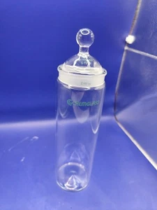 Chemglass 60/15 Glass TLC Developing Cylindrial Chamber Container With Lid - Picture 1 of 6