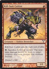 1x Foil - Kill-Suit Cultist - Magic the Gathering MTG Dissension Foil
