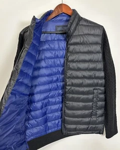#328 Zachary Prell Quilted Wool & Polyester Ribbed Jacket Size L - Picture 1 of 6