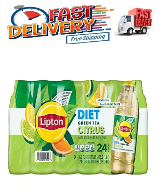 Chá gelado cítrico chá verde dieta Lipton (16,9 oz., 24 unidades) - Imagem 1 de 3