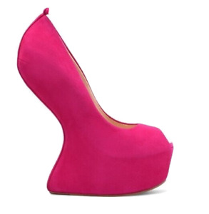 Giuseppe Zanotti pink suede Curve Jem heels Size 39 UK 6