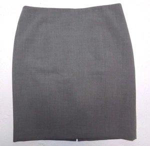 ANN TAYLOR Rock Gr. 10 grau gerade Bleistift (gp19) - Bild 1 von 5