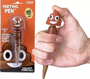 Farting Poop Pen - 7 Funny Sounds, Funny Gifts, Halloween Toys for Kids, Games, - Picture 1 of 3