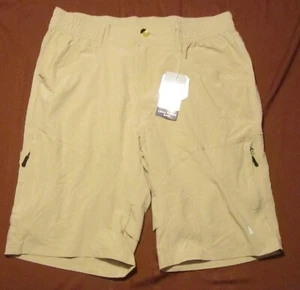 Little Donkey Andy Mens Chino Shorts, Beige, 4-Way Stretch, UPF, Size L, NEW - Picture 1 of 15