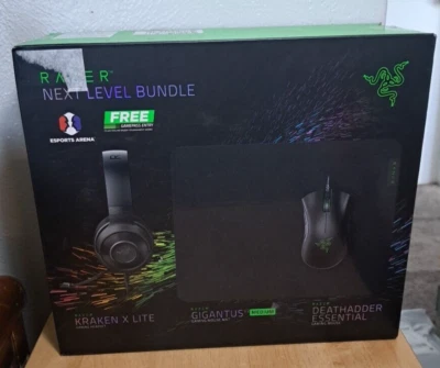 NEW Razer Next Level Bundle - Kraken X Lite Wired Headset, DeathAdder Essential - Image 1 of 4