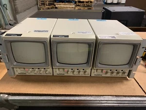 Panasonic WV-BM503 5" Monochrome WV-BM500U Video Monitors w/ Rackmount Shelf - Picture 1 of 5