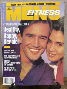 Joe Weider MEN'S FITNESS MAGAZINE February 1991 Vintage Male - Picture 1 of 5