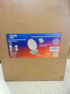 NEW CLOUDY BAY 6 INCH BLE RECESSED DOWN LIGHT 12 PACK - Picture 1 of 1