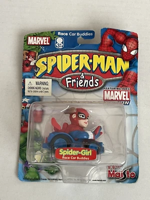 Marvel Spider-Man & Friends Spider Girl Figure Bikes & Trikes #15381  New 2003 - Image 1 of 2