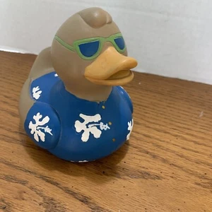 Resin DUCK CRUISE Blue Hawaiian Shirt 4” X 4” - Picture 1 of 24