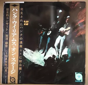 HANK WILLIAMS ON STAGE / 1962 JAPAN WITH OBI - Picture 1 of 4
