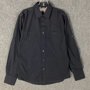 Sovereign Code Button Up Shirt Men's Small Long Sleeve Gray Cotton Blend S - Picture 1 of 10