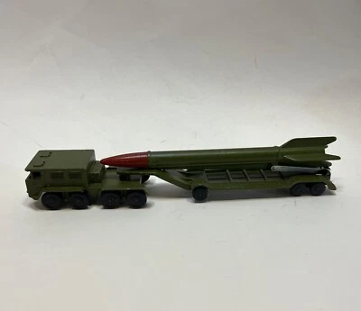 Vintage Soviet Military Car 1:43 Tractor Rocket Toy Military USSR 1990s - Image 1 of 4