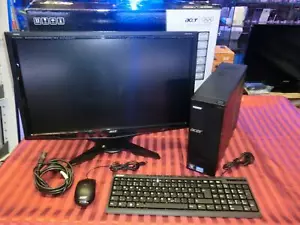 Acer Aspire X1935 Desktop PC & Monitor Acer G245HQ, Intel i5 Quad, 2J.Garantie - Bild 1 von 1