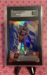 2018-19 Panini Chronicles Phoenix MIKAL BRIDGES RC Rookie Blue Prizm /99 SGC 8