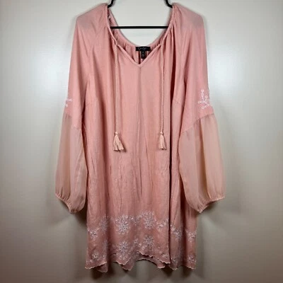 Jessica Simpson Pink Dress Women's Size 3X - Image 1 of 4