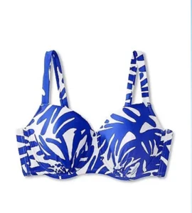 Top de bikini para mujer con alambre - Kona Sol azul talla 24 - Imagen 1 de 3