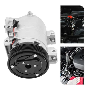 A/C AC Air Conditioner Compressor W/ Clutch For Nissan Rogue 2.5L 2008-2013 USA - Picture 1 of 11
