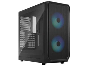 Fractal Design Focus 2 RGB Black ATX mATX Mini ITX Clear Tinted Tempered Glass M - Picture 1 of 12