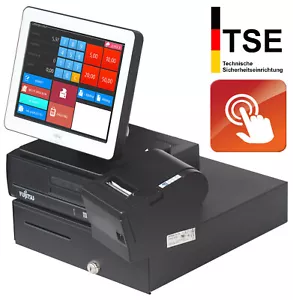 KASSE F. EINZELHANDEL TOUCHSCREEN KASSENDRUCKER SSD FESTPLATTE GELDLADE KA16-SSD - Bild 1 von 1