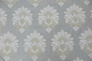 COLEFAX AND FOWLER CURTAIN FABRIC DESIGN Buckland 3.5 METRES 100% LINEN AQUA - Picture 1 of 7