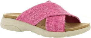 Easy Spirit Women's Taite Square Toe Casual Flat Slide, Pink Size 8M - Picture 1 of 6