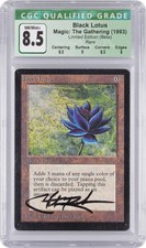 Beta Black Lotus CGC Graded 8.5 NM/Mint+ Signed by Artist