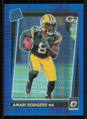 2021 Donruss Optic Blue Hyper #261 Amari Rodgers RR - Image 1 of 2
