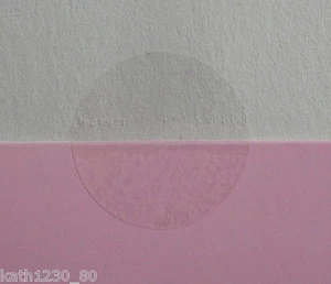 1000 ETICHETTE ADESIVE LUCIDE TRASPARENTI ROTONDE 25MM GUARNIZIONI ADESIVI - Foto 1 di 2
