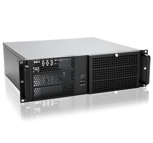 RackChoice 3U Server Chassis Rackmount Case with 3x5.25+4x3.5 Support ATX/MATX/M - Afbeelding 1 van 10