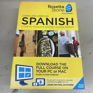 Rosetta Stone Home/office Software 24 Month Spanish Latin America Full Course - Picture 1 of 2